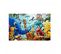 Tapis Enfant 50x80 Foret Reversible Multicolore