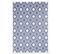 Tapis Exterieur 120x170 Ex1 Dam Reversible Bleu, Écru