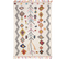 Tapis Berbère 160x230 Tissé Motif Ethnic Ourika 2 Ivoire