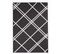 Tapis Exterieur 140x200 Ex1 Dobli Reversible Noir, Ecru