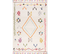 Tapis Berbère 120x170 Tissé Motif Ethnic Jadida Crème