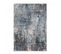 Tapis Salon 200x290 Medella Bleu, Argent, Gris Foncé