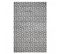 Tapis Exterieur 150x220 Edje Noir, Blanc