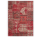 Tapis Grand Salon 270x370 Tissé Rouge Rectangle Motif Ethnique Af1 Patwork