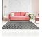 Tapis Exterieur 160x230 Ex1 Dor Reversible Noir, Blanc