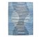 Tapis Salon 160x225 Af1 Lahel Bleu, Gris Clair, Beige, Bleu Foncé