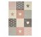 Tapis Enfant 140x200 Rectangle Tissé Crème Minikids