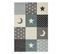 Tapis Enfant 120x170 Rectangle Tissé Crème Minikids 2