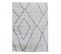 Tapis Shaggy 200x280 Doux 6 Crème, Gris Foncé