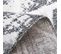 Tapis Shaggy 120x170 Laduro Gris, Blanc