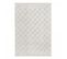 Tapis Couloir 80x280 Tissé Beige Rectangle Motif Géométrique Periu