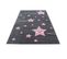 Tapis Enfant 120x170 Rectangle Tissé Rose Et Gris Kid Stars