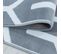 Tapis Salon 140x200 Lisuve Gris, Blanc