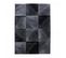 Tapis Salon 80x150 Sipur Gris, Noir