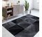 Tapis Salon 120x170 Sipur Gris, Noir