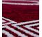 Tapis Salon 200x290 Sapuri Rouge, Blanc