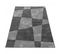 Tapis Salon 120x170 Boboti Argent, Gris