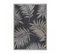 Tapis Chambre 120x170 Tissé Gris Rectangle Motif Floral Camar