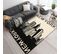 Tapis Salon 133x200 New York City Noir, Beige