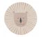 Tapis Enfant 120x120 Rond Liona Beige, Blanc