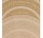 Tapis Salon 60x90 Jute Art 5 Beige, Blanc