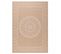 Tapis Rond 160x230 Jute Art 6 Beige, Blanc