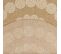 Tapis Exterieur 80x80 Rond Jute Art 8 Beige, Blanc