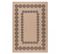 Tapis Exterieur 60x90 Jute Art 8 Beige, Noir