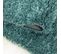 Tapis Longs Poils Shaggy 120x170 Rectangle Tissé Bleu Et Turquoise Motif Uni