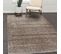 Tapis Longs Poils Shaggy 200x290 Rectangle Tissé Beige Motif Uni Uni A