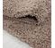 Tapis Poils Longs Shaggy 80x150 Rectangle Tissé Beige Motif Uni Uni L