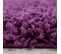 Tapis Poils Longs Shaggy 60x110 Rectangle Tissé Violet Motif Uni Uni L