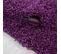 Tapis Poils Longs Shaggy 60x110 Rectangle Tissé Violet Motif Uni Uni L