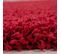 Tapis Shaggy 100x200 Uni L Rouge