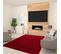 Tapis Shaggy 100x200 Uni L Rouge