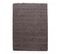 Tapis Poils Longs Shaggy 140x200 Rectangle Tissé Taupe Motif Uni Uni L