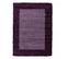 Tapis Poils Longs Shaggy 60x110 Rectangle Tissé Violet Et Pourpre Motif Simple