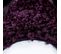 Tapis Poils Longs Shaggy Ø200cm Rond Tissé Violet Et Pourpre Motif Simple