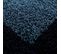 Tapis Shaggy 80x250 Bordure Bleu, Bleu Foncé