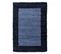 Tapis Shaggy 80x250 Bordure Bleu, Bleu Foncé