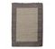 Tapis Shaggy 100x200 Bordure Beige, Taupe