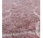 Tapis Shaggy 60x110 Rectangle Tissé Rose Crème Et Me Motif Scandinave