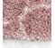 Tapis Shaggy 60x110 Rectangle Tissé Rose Crème Et Me Motif Scandinave