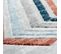 Tapis Salon 150x220 Solga E Orange, Bleu, Gris