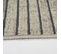 Tapis Chambre 120x160 Tissé En Viscose Gris Et Beige Rectangle Motif Géométrique