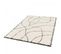 Tapis Shaggy 160x230 Rectangle Tissé Crème Motif Abstrait Arstyle