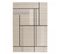 Tapis Salon 200x290 Contemrec Marron, Beige