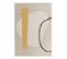 Tapis Salon 160x230 Contetre Beige, Jaune