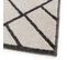 Tapis Chambre 120x170 Tissé Beige Et Noir Rectangle Motif Géométrique Contetri