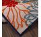 Tapis Exterieur 80x200 Chimeka Bleu, Beige, Orange, Rouge